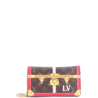 Louis Vuitton Weekend Pochette Limited Edition Summer Trunks Monogram Canvas