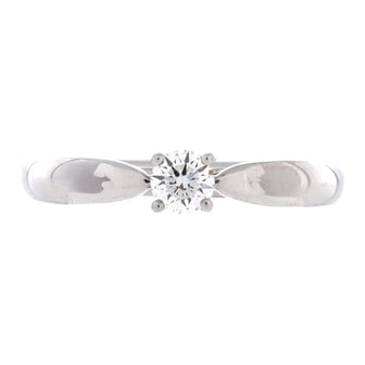 Tiffany & Co. Harmony Solitaire Ring Platinum with RBC Diamond F/VVS2 0.20-0.29CT