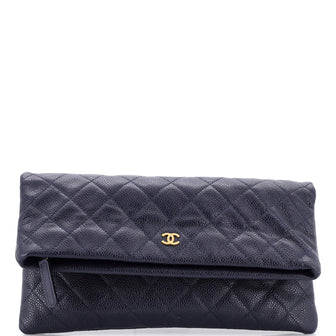 Chanel Beauty CC Clutch Quilted Caviar