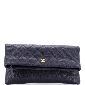 Chanel Beauty CC Clutch Quilted Caviar
