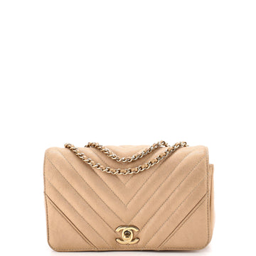 Chanel Statement Flap Bag Chevron Calfskin Mini