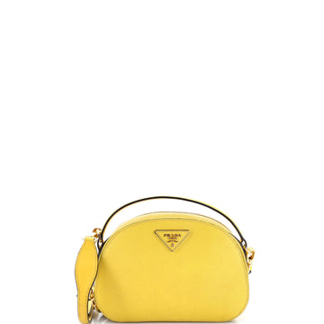 Prada Odette Top Handle Bag Saffiano Leather Small
