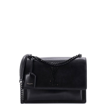 Saint Laurent Sunset Crossbody Bag Leather Medium