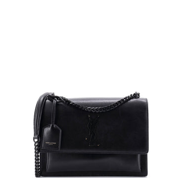 Saint Laurent Sunset Crossbody Bag Leather Medium