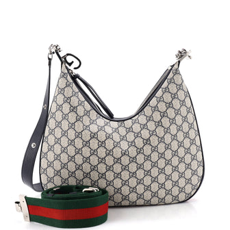 Gucci Attache Shoulder Bag GG Coated Canvas Medium