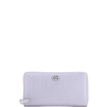 Gucci GG Marmont Bamboo Zip Around Wallet Leather