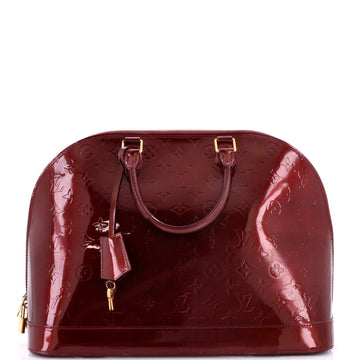 Louis Vuitton Alma Handbag Monogram Vernis GM