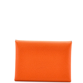 Hermes Calvi Duo Card Holder Epsom