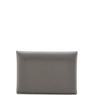 Hermes Calvi Duo Card Holder Evercolor