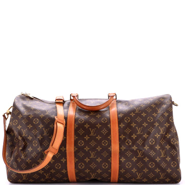 Louis Vuitton Keepall Bandouliere Bag Monogram Canvas 60