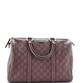 Gucci Joy Boston Bag Guccissima Leather Medium