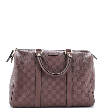 Gucci Joy Boston Bag Guccissima Leather Medium
