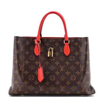 Louis Vuitton Flower Tote Monogram Canvas with Leather