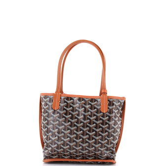Goyard Anjou Reversible Tote Coated Canvas Mini