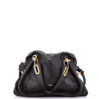 Chloe Paraty Handbag Quilted Leather Medium