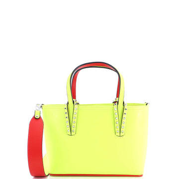 Christian Louboutin Cabata East West Tote Embossed Leather Mini