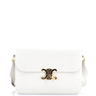 Celine Triomphe Shoulder Bag Smooth Calfskin Large