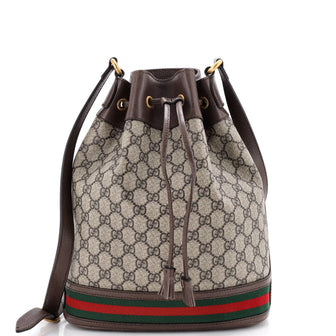 Gucci Ophidia Bucket Bag GG Coated Canvas Medium