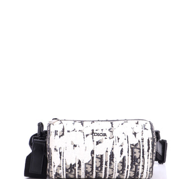 Christian Dior Dior x Raymond Pettibon Roller Messenger Bag Printed Oblique Canvas