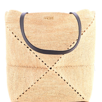 Loewe Puzzle Fold Tote Raffia XL