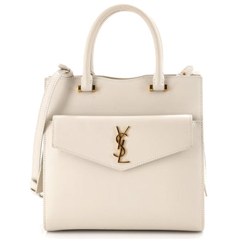 Saint Laurent Uptown Tote Leather Small