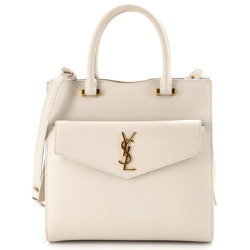 Saint Laurent Uptown Tote Leather Small