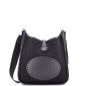 Hermes Evelyne Bag Gen I Toile and Leather PM