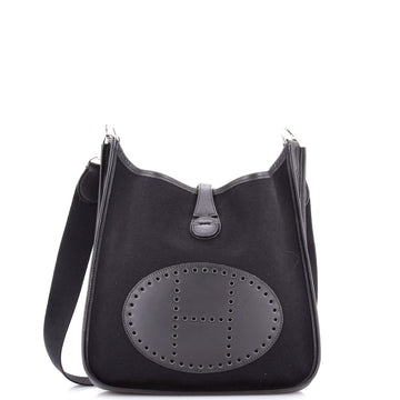 Hermes Evelyne Bag Gen I Toile and Leather PM