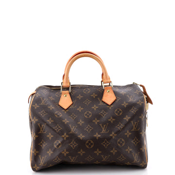 Louis Vuitton Speedy Handbag Monogram Canvas 30