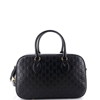 Gucci Signature Boston Bag Guccissima Leather Medium