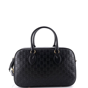 Gucci Signature Boston Bag Guccissima Leather Medium