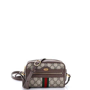 Gucci Ophidia Shoulder Bag GG Coated Canvas Mini