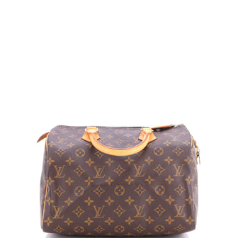 Louis Vuitton Speedy Handbag Monogram Canvas 30