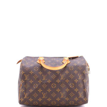Louis Vuitton Speedy Handbag Monogram Canvas 30