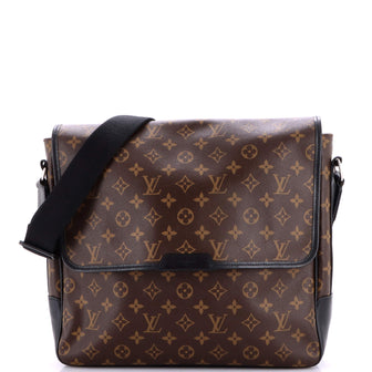 Louis Vuitton Bass Messenger Bag Macassar Monogram Canvas GM