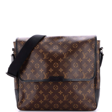 Louis Vuitton Bass Messenger Bag Macassar Monogram Canvas GM