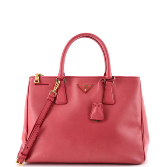 Prada Galleria Double Zip Tote Saffiano Leather Large