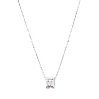 Bvlgari B.Zero1 Pendant Necklace 18K White Gold