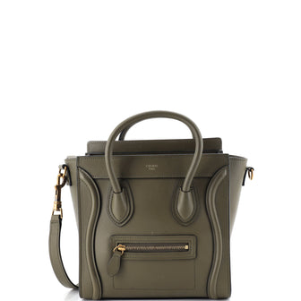 Celine Luggage Bag Smooth Leather Nano