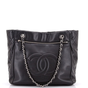Chanel Timeless Pocket Tote Soft Caviar North South