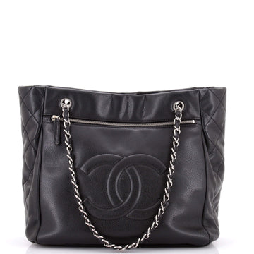 Chanel Timeless Pocket Tote Soft Caviar North South