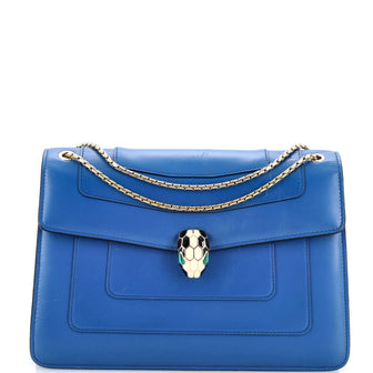 Bvlgari Serpenti Forever Shoulder Bag Leather Medium