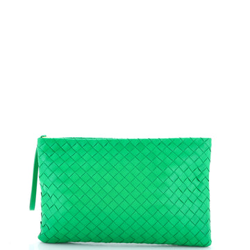 Bottega Veneta Zip Portfolio Pouch Intrecciato Nappa