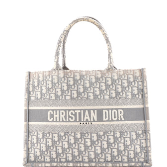 Christian Dior Book Tote Oblique Canvas Medium