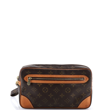 Louis Vuitton Marly Dragonne Clutch Monogram Canvas GM