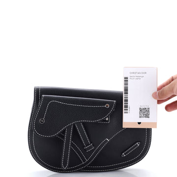 Christian Dior Saddle Messenger Pouch Leather