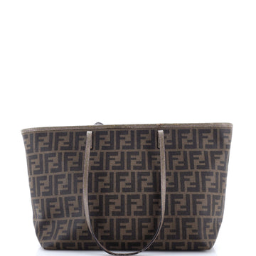 Fendi Roll Tote Zucca Coated Canvas Medium