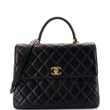 Chanel Trendy CC Top Handle Bag Quilted Lambskin Large