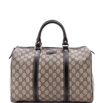 Gucci Joy Boston Bag GG Coated Canvas Medium