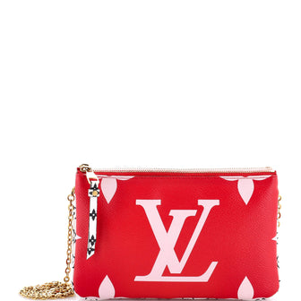 Louis Vuitton Double Zip Pochette Limited Edition Colored Monogram Giant